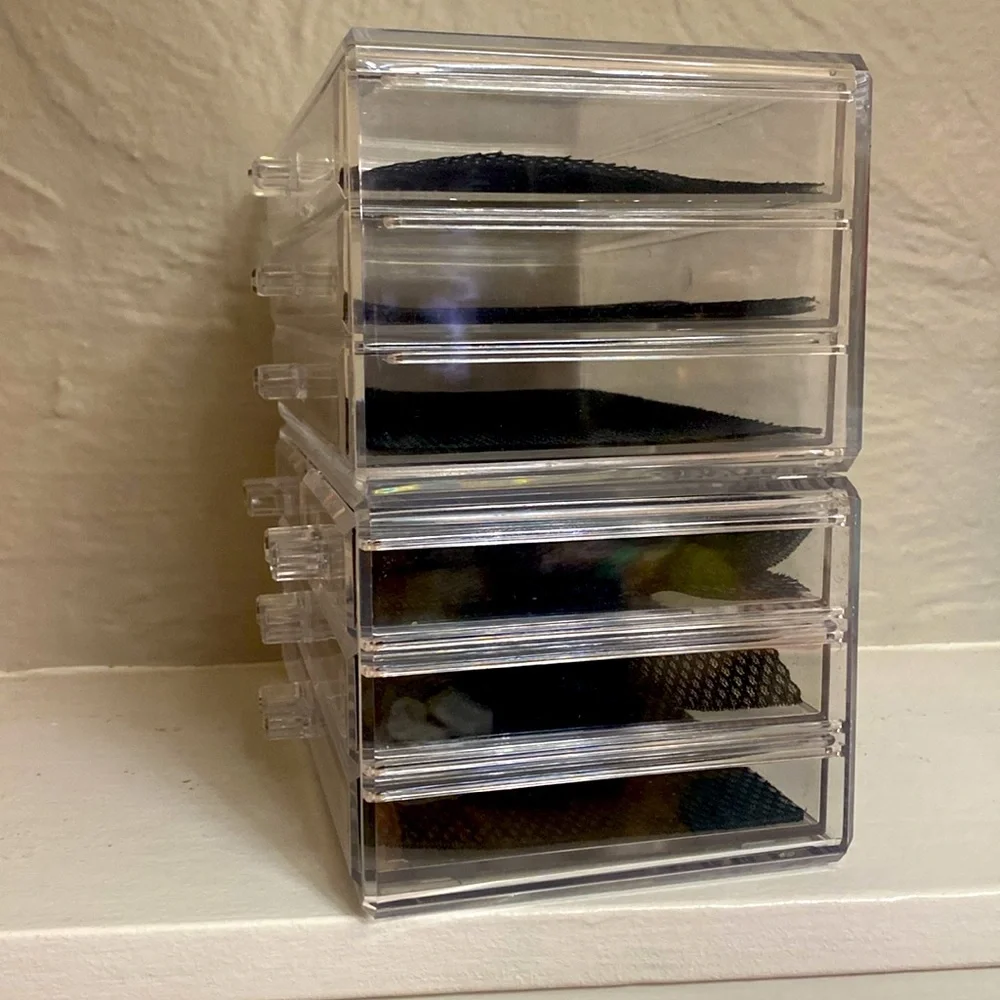 Acrylic Stackable Makeup Storage